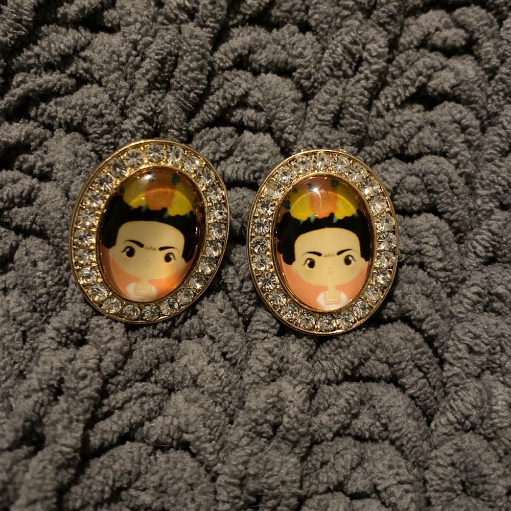 Frida Kahlo Stud Earrings